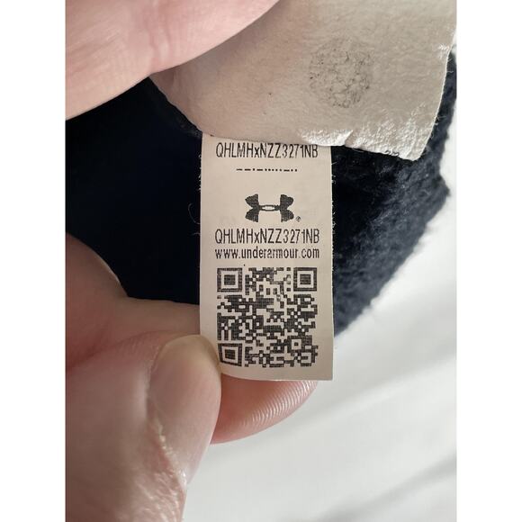 Under Armour Sweatshirt Womens Large Black Half Zip Pullover Rival Fleece - Picture 9 of 11